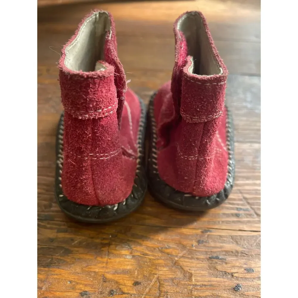 See‎ Kai Run Kids Size 3 Booties Red Shoes Soft Sole Early Walkers